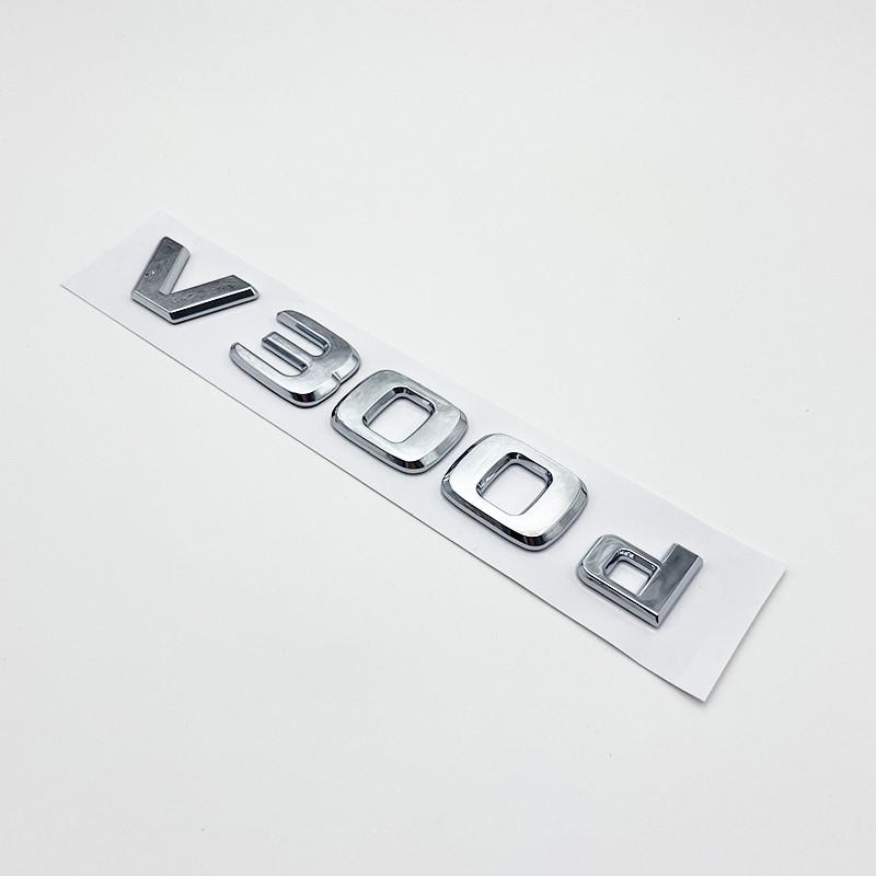 3D Letters V200d V220d V250d V300d V350d ABS Emblem for Mercedes Benz V Class Car Fender Badge Trunk Nameplate Logo Sticker