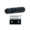 BRZ1 VOLKSWAGEN VW GTI İçin 3D Metal Araba Stickerı GTD Logosu Ön Izgara Rozeti Arka Bagaj Yazıları Amblemi Dekor İçin Golf MK2 MK3 im2