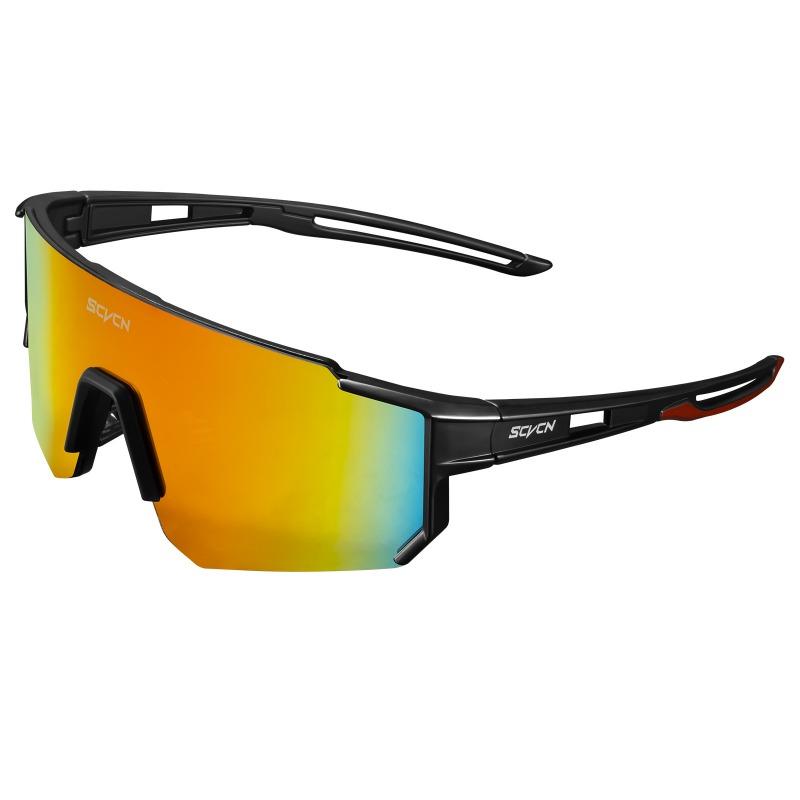 Men s and Women s Outdoor Riding Sunglasses One-piece Bicycle Windproof Sand Glasses Sports Sunglasses