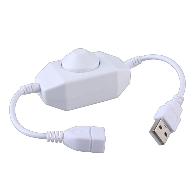 DC5V Stufenlose USB Manuelle Drehknopf LED Dimmschalter für LED Streifen Licht Helligkeitsanpassung USB Lüfter Geschwindigkeitsregler