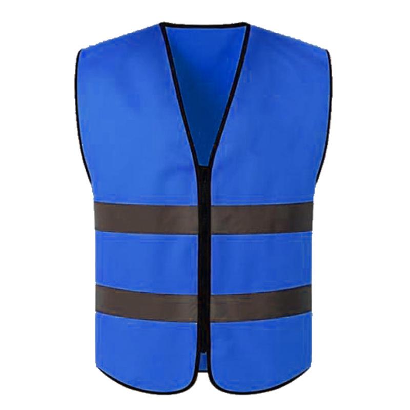 Reflective Multi-Pocket Safety Vest for Traffic, Construction, Cycling, and Sanitation.