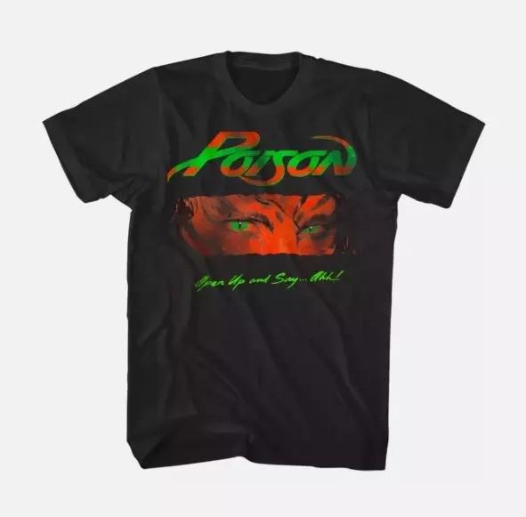 

Poison Open Up and Say Ahh Men s T Shirt Album Cover Vintage Rock Band Concert Unisex T-Shirt XXXL