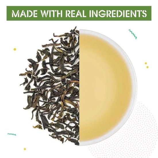 Teabox Organic Darjeeling Green Tea 25 Teabags |100% Whole Leaf Tea Sourced from Darjeeling | Rich In Antioxidants | Healthy and Refreshing