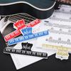 Music Note Clip Music Clip Book Page Clip Plastic Big Music Stationery Book Clip Music Book Page Holder Practice Parts