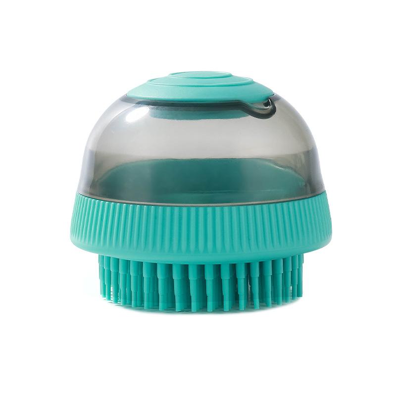 Pet dog bath massage brush silicone comb for Teddy Corgi cat bath supplies soft bristle grooming tool