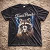 Comfort Colors Trash Panda Shirt Vintage Rock Tee, Raccoon Lightning Gift, Funny Raccoon Graphic T-Shirt, Retro Concert Comfort Colors Top