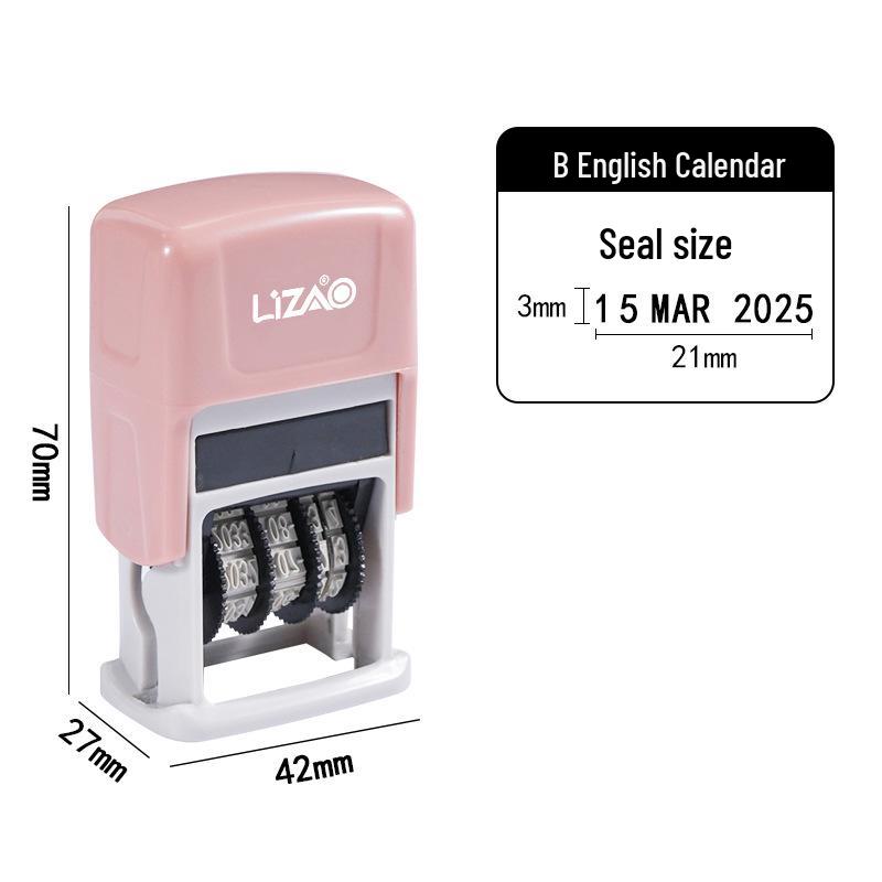 Automatic Re-inking Teacher QC Date Stamp with Adjustable Year, Month, Day