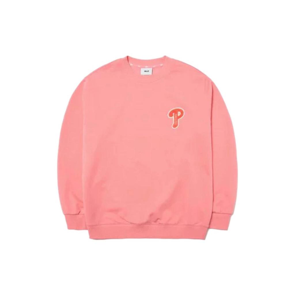 New MLB Sweatshirt Unisex Orange Pink 3AMTB0214-10COS