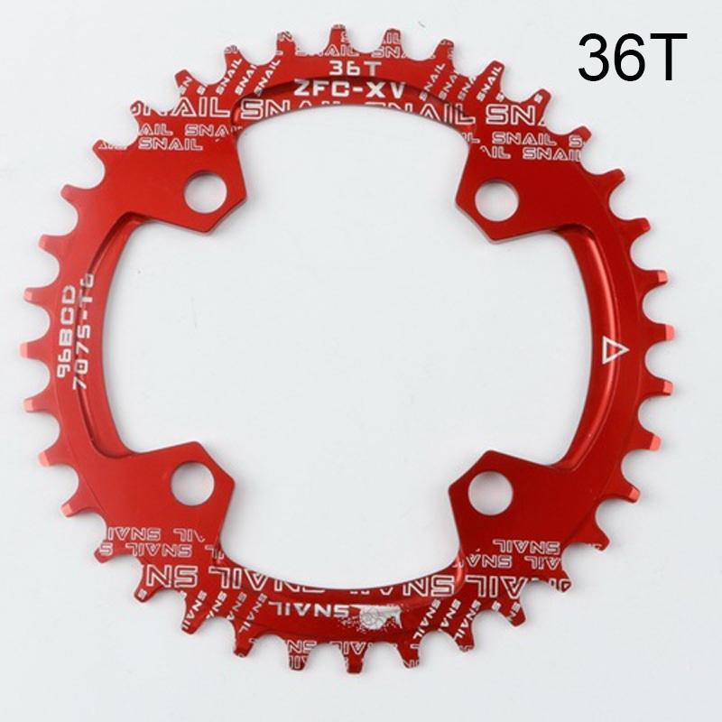 SNAIL 96bcd chainring mtb Mtb single chainring 32T/34T/36T Bicycle chain ring crown 32 teeth mtb Round Narrow Wide bike parts