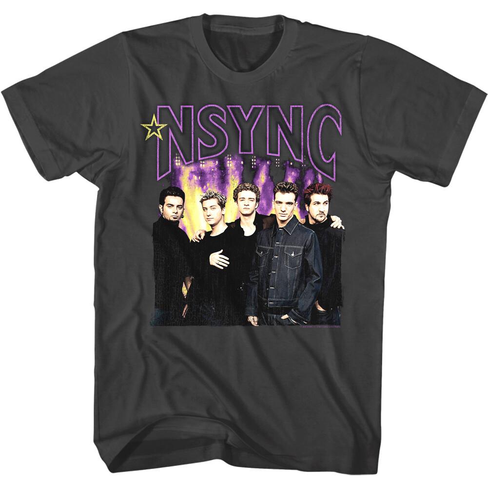 NSYNC Concert Spotlights Men T Shirt Justin Timberlake Pop Music Album Concert XXXXL