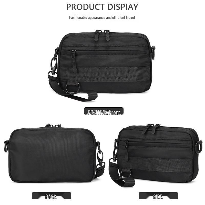 Unisex Trendy Solid Color Crossbody Messenger Bag
