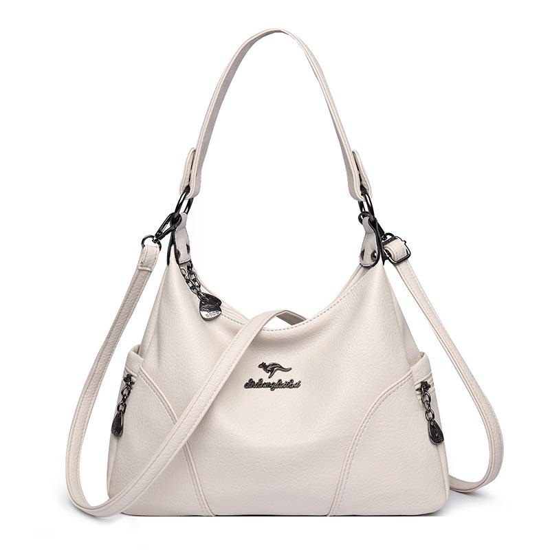 

Роскошные дизайнерские кошельки и сумки Женские кожаные сумки через плечо Множество карманов Повседневные сумки кроссбоди для женщин 2025 чёрный