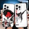 Taekwondo Kungfu Desgin Soft Phone Case for iPhone 16 16E 17 Air 15 Pro Max 14 Plus 13 Mini 11 12 7 Black Cover Back Shell