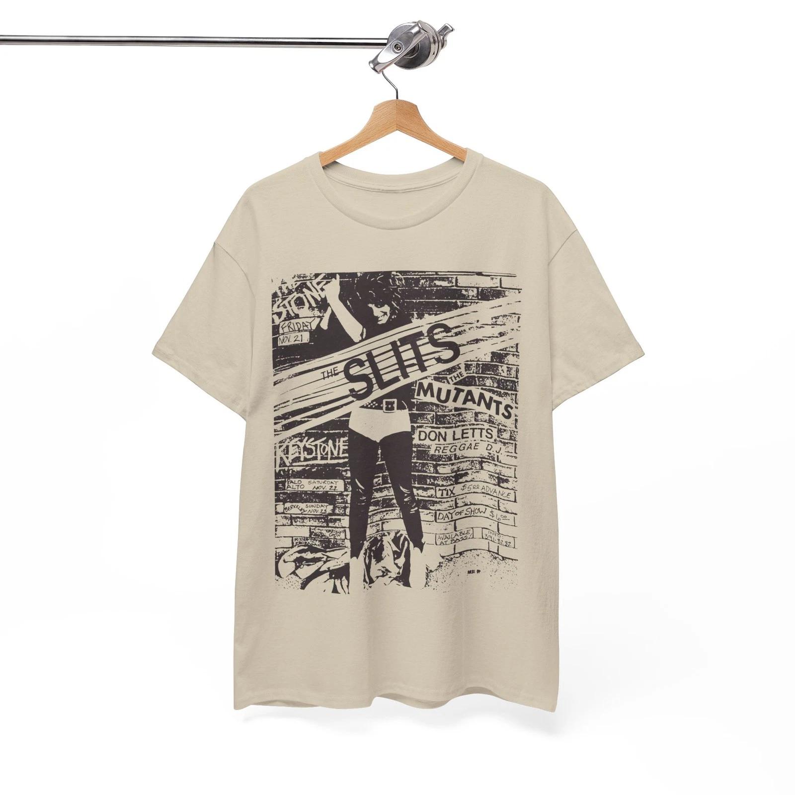 

The Slits T-Shirt Gothic Deathrock Goth Post Punk Music Rock Grunge Unisex Tee L