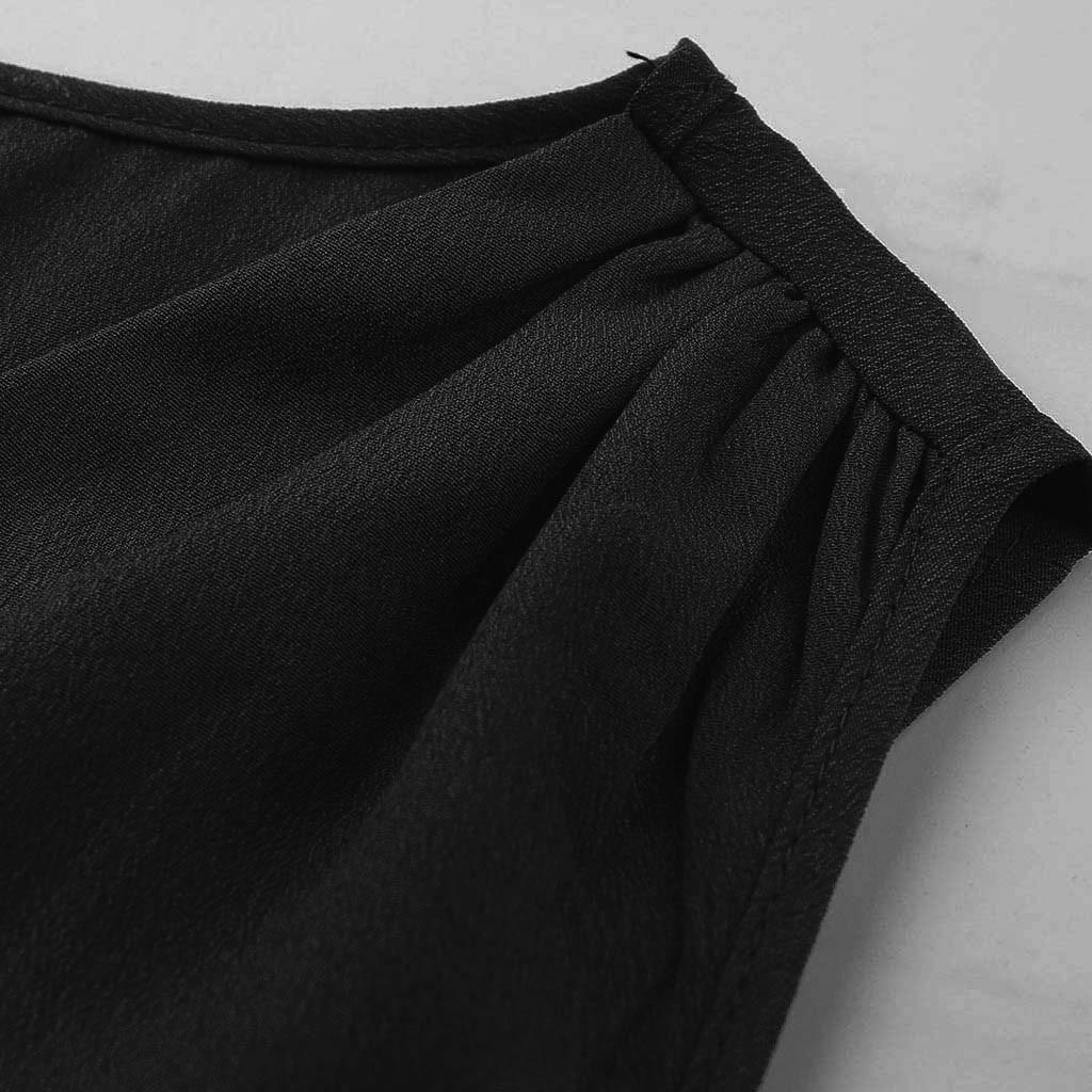 Womens Casual Vest Shirt Ladies V Neck Sleeveless Loose T-shirt Blouse Tee Top