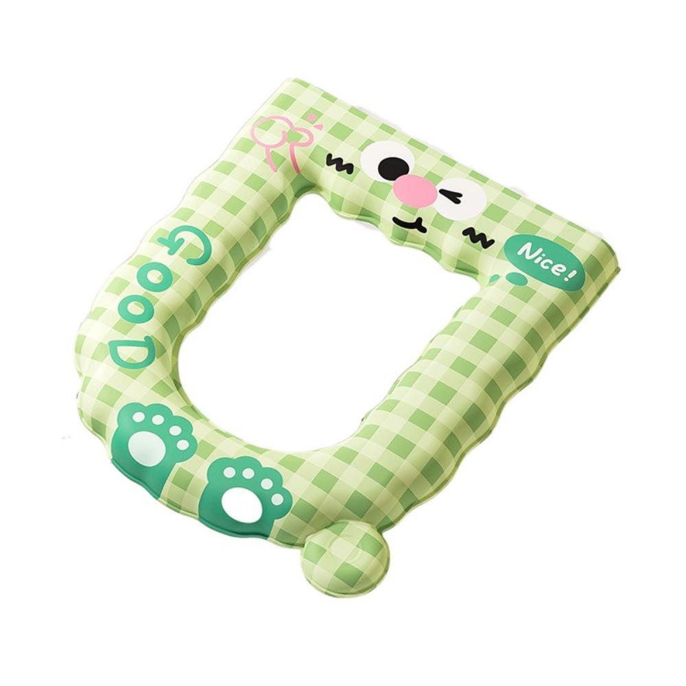 2PCS Cartoon Pattern EVA Toilet Pad Thicker Toilet Pad Toilet Accessories Closestool Mat Household