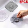 5/1PCS Hair Catcher Filter Sink Anti-blocking Strainer Bathtub Shower Floor Silicone Stopper Cover Kitchen Bathroom Accessor
