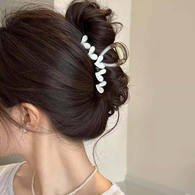 

2025 Мультяшный Милый Зажим для Волос в Виде Печенья: Женская заколка-акула для причесок пучок