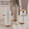 Large-capacity Ceramic Inner-container Insulated Cup - Outdoor Sports Portable Drinking Straw Coffee Cup - 25oz Water Bottle