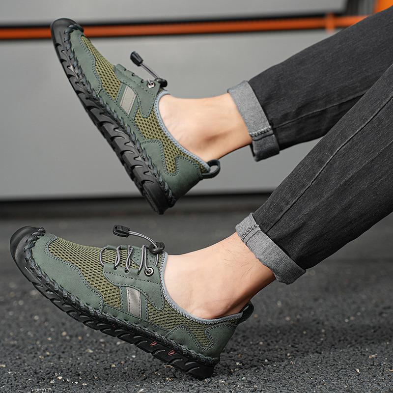 2025 Sommer Herren Sportschuhe Übergröße 48 Atmungsaktives Mesh Outdoor Sneaker Herren Rutschfeste Walking Schuhe Mann zapatillas de hombre