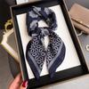 Fashion Print Female Neck Scarf Cotton Linen Feeling Women Hair Scarves Foulard Head Band Shawls Wraps Neckerchief Bandana