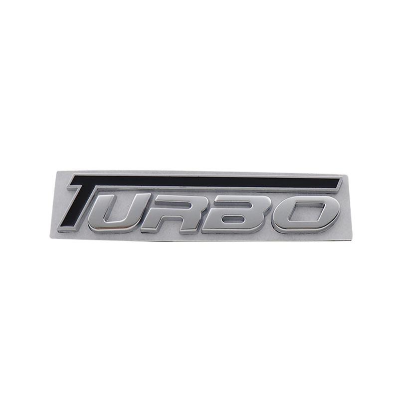 3D Autostyling TURBO voor Autospatbord Zijkant Kofferbak Naamplaat Sticker Embleem Badge Sticker