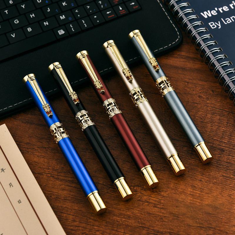 Luxury High-quality Hollow Out Creative Design Ballpoint Pen, Daily Writing Business Signature Pen