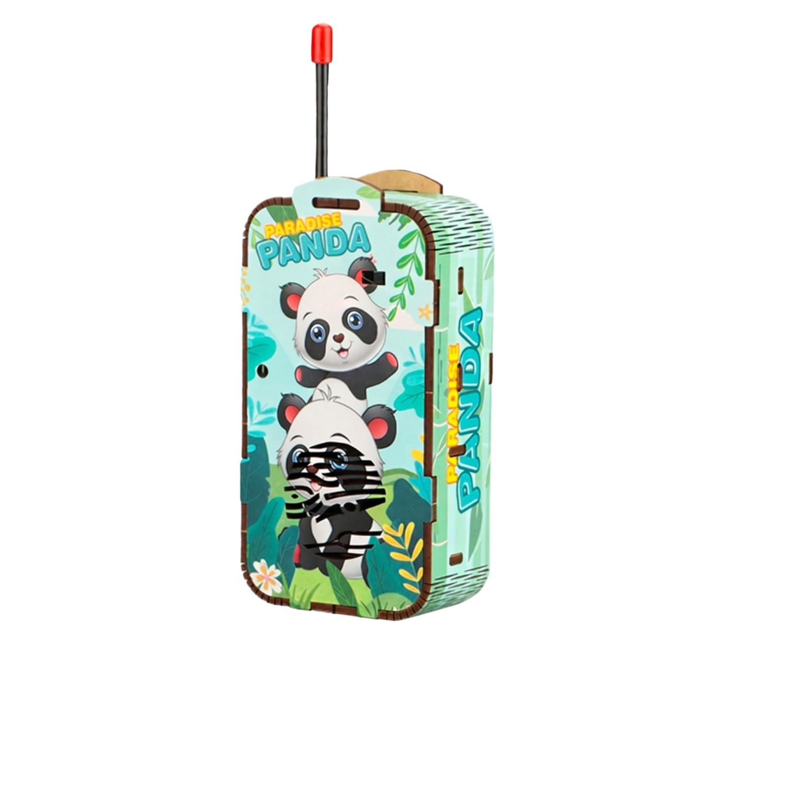 DIY Wooden Walkie Talkie Kit Wireless Communication Educational Science Toy for Kids Hands On Assembly STEM Learning Activity One Size