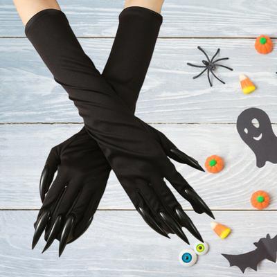 1 para rękawiczek Halloween Ghost Claw Gloves Cat Paw Long Nails Full Fingers przerażające