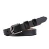 Ladies Genuine Leather Belt With Retro Pin Buckle For Office And Casual Fashion