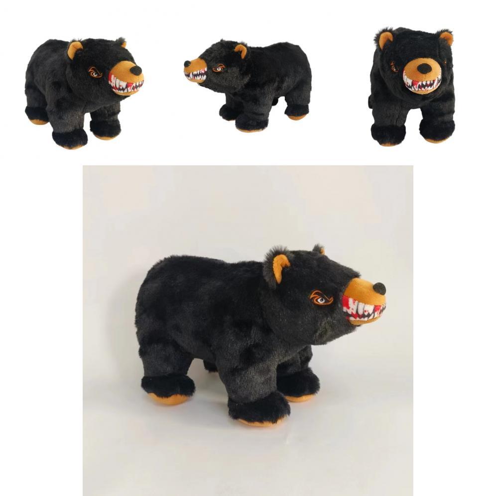 Cocaine Bear Black Bear Movie Peripheral Plush Toy American Black Bear Simulation Plush Toy