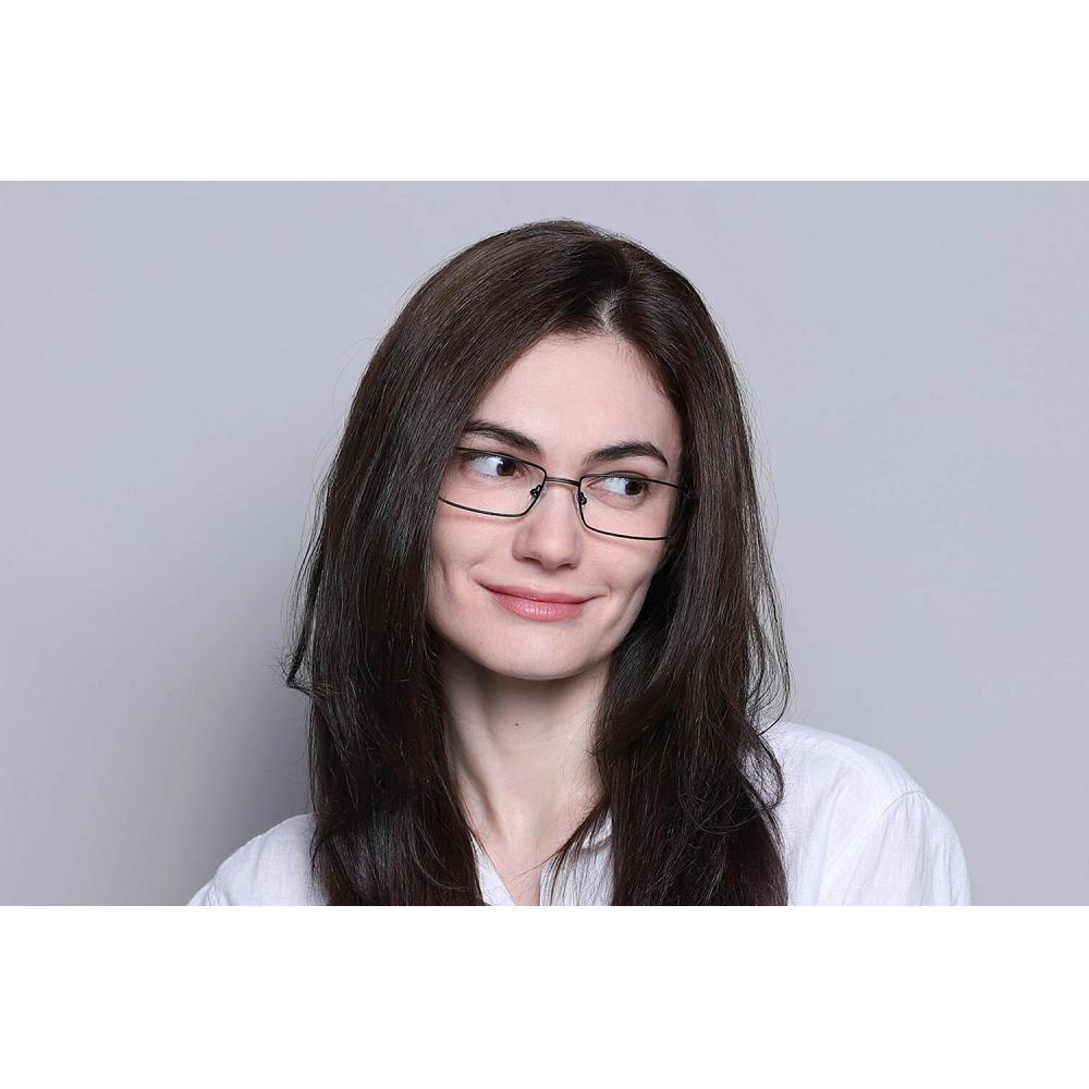 Full Rim Rectangle Black Smartbuy Collection Leyton Blue Light Block 510c Fashion Unisex Eyeglasses