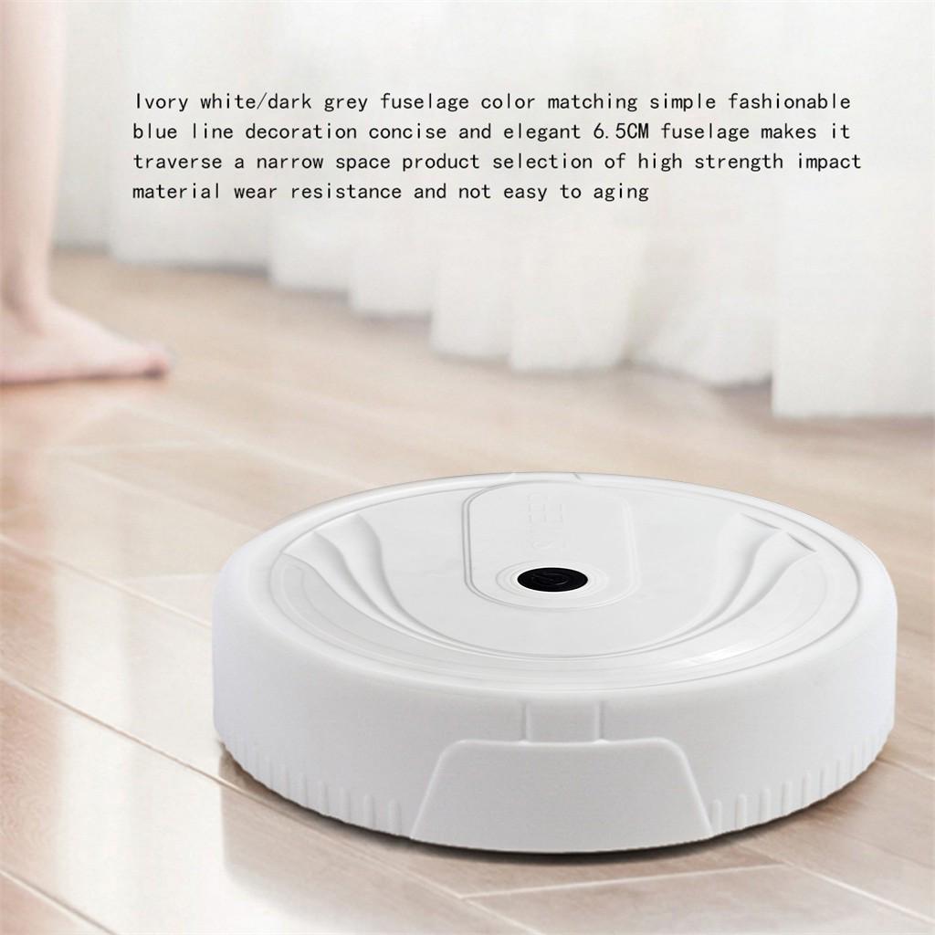 Grey Multifunctional Auto Robot Floor Cleaner Mop Sweeping Vacuum Cleaner