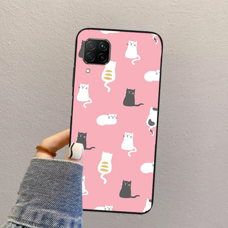 Funny Cat Collage For Huawei Nova 12s 12i 11i 8i 7i Y73 Y70 Y90 Y60 Y72 Y61 Y91 9 10 SE P30 Pro P40 Lite Case