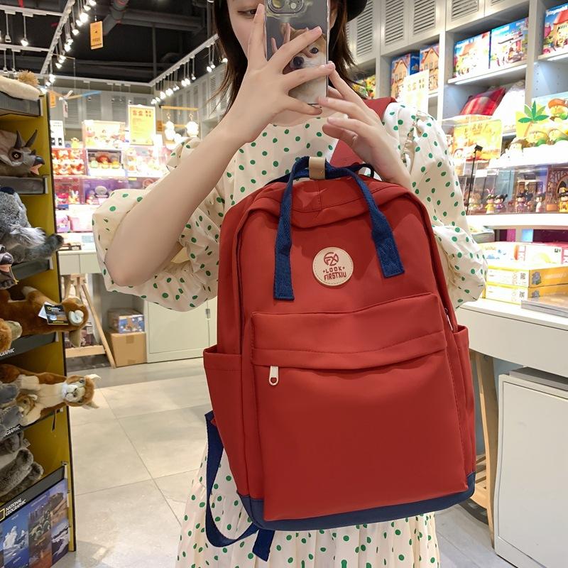 Winter New Ins Style Workwear Trend Student Backpack Street Fashion Outdoor Double Shoulder Backpack