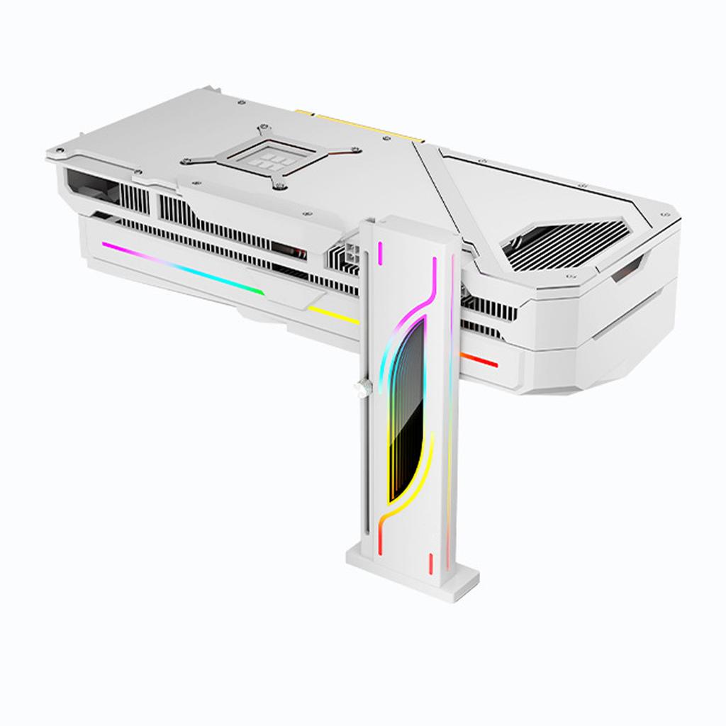 Height   RGB GPU Stand 3PIN 5V PC Graphics Card Stand Holder Anti Sag Bracket with Magnetic Base Vertical ARGB GPU Support Bracket