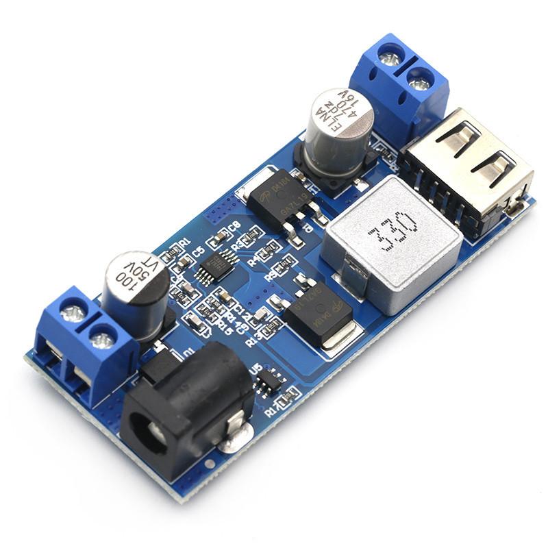 DC-XY-3606 Super LM2596S Power Module, 24V/12V To 5V 5A for Makers & Arduino Projects