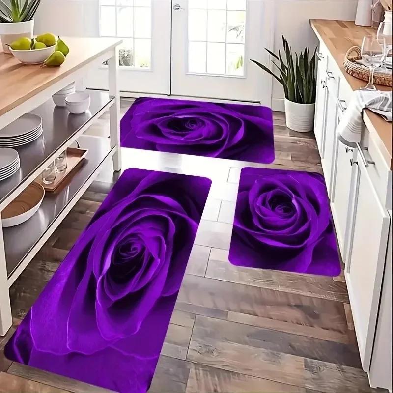 1PC Vegetables pattern Kitchen Rugs Non-Slip Door Mats Pop design Living room Rugs Bath Mat Carpet for Home Sink Laundry Decor