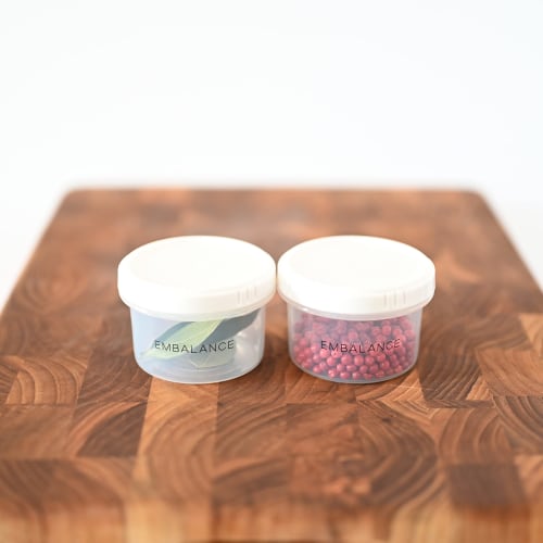 Wilmax EMBALANCE Round Container (XS) 130ml White, Set of 2 (T12210)