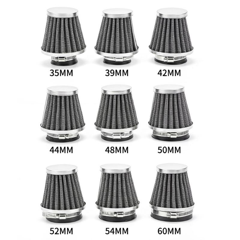 Car Air Filter Motorcycle Mushroom Head Air Filter Clamp On Air Filter Cleaner High Flow Intake FilterIntake Filter Accessories