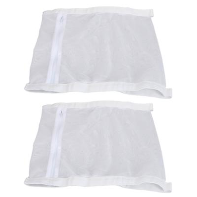 2pcs Shoe Dryer Bag Reusable Sneaker Mesh Washing Bag Shoes Laundry Dry Bag with Elastic Strap Zippe