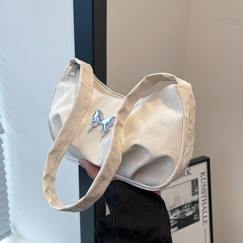 Chic And Minimalist Fall Commuter Crescent Shoulder Bag For Women In Four Colors