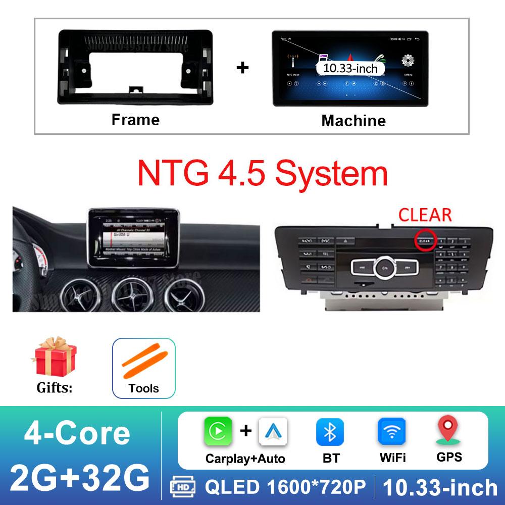 HD Touch Screen Car Multimedia Video Player for Benz A CLASS CLA GLA W176 2012 - 2018 Android 16 Carplay GPS Navi Bluetooth WiFi