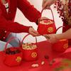 New Year Decorative Paper Fruit Basket Set