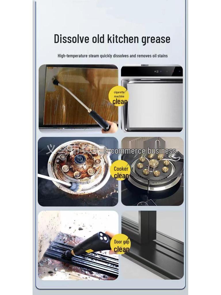 High-Pressure Steam Cleaner & Rapid Heating Kitchen Hood Cleaner