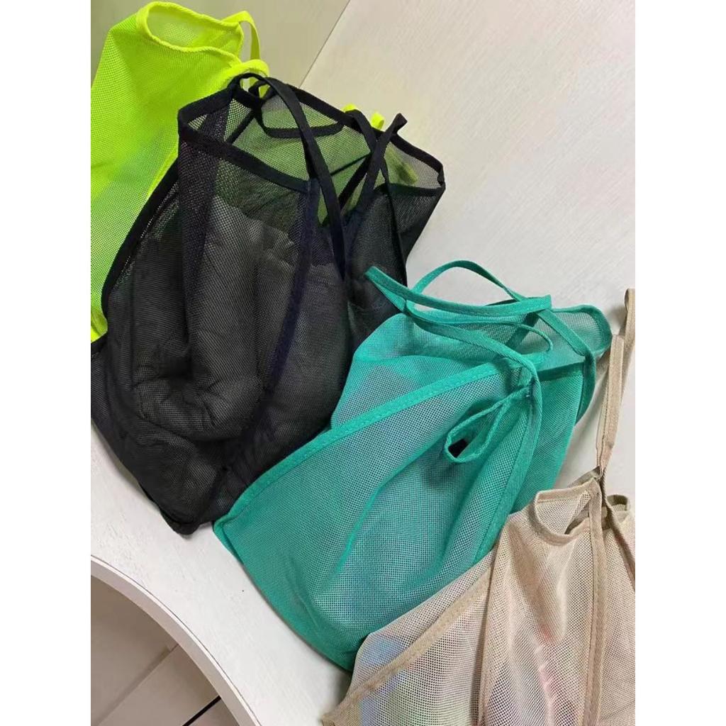 Beach Toy Bag, XL Size Beach Tote Bag, Oversized Beach Bag, Foldable Children's Toy Storage Bag, Toys, Shells, Clothing, and Towels During Beach Games