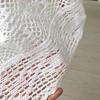 Elegant White Knitted Lace Tablecloth for Dining, Round or Coffee Table
