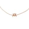 Mezmic 14K Gold M Logo Bracelet