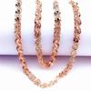 Purple Gold-Plated Rose Gold Phoenix Tail Shining Necklace Light Luxury Temperament High-End Color Gold Luxury Chain