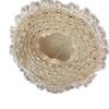 Porridge Cocoa Lace Bow Straw Hat Hollow Seaside Hat Women's Summer Vacation Straw Visor Beach Hat
